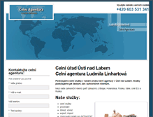 Tablet Screenshot of celniagentura.cz